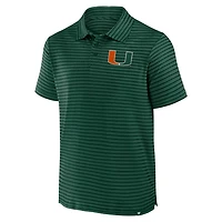 Fanatics Miami Hurricanes Victory Calls Stripe Polo