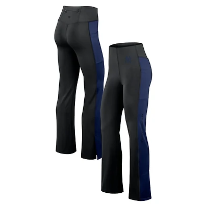 Fanatics New York Yankees Studio Fitted Flared Leggings