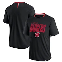 Fanatics Wisconsin Badgers Defender Fade Slant T-Shirt