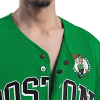 G-III Sports by Carl Banks Kelly Boston Celtics Adaptive Star Player Fashion Baseball Jersey