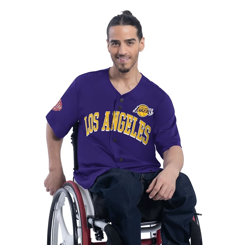 G-III Sports by Carl Banks Los Angeles Lakers Adaptive Star Player Fashion Baseball Jersey