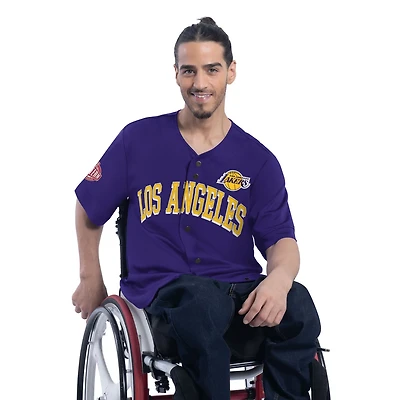 G-III Sports by Carl Banks Los Angeles Lakers Adaptive Star Player Fashion Baseball Jersey