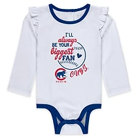 Girls Newborn  WEAR by Erin Andrews Chicago Cubs Three-Piece Tutu Set