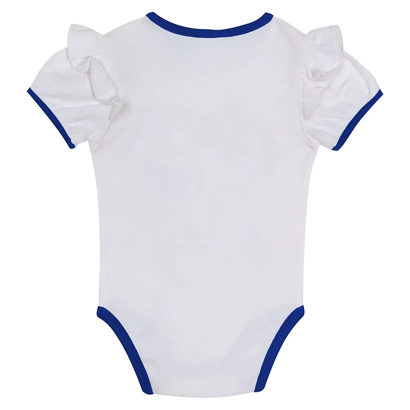 Girls Outerstuff Los Angeles Dodgers Bodysuit Headband Skirt Set