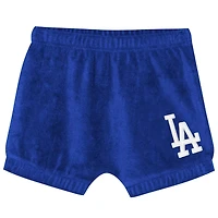 Girls Outerstuff Los Angeles Dodgers Hop Base Fashion T-Shirt  Shorts Set