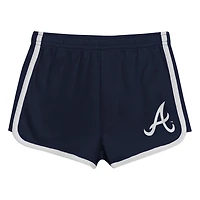 Girls Preschool Atlanta Braves Double Run T-Shirt  Shorts Set