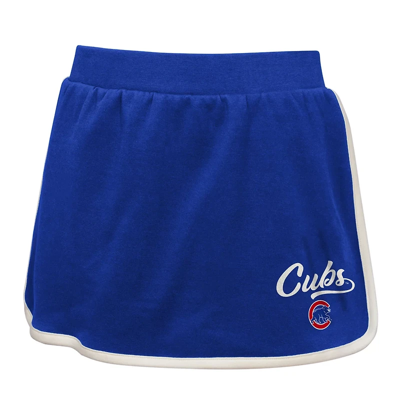 Girls Youth Chicago Cubs Base Trainer Johnny Polo and Skort Set