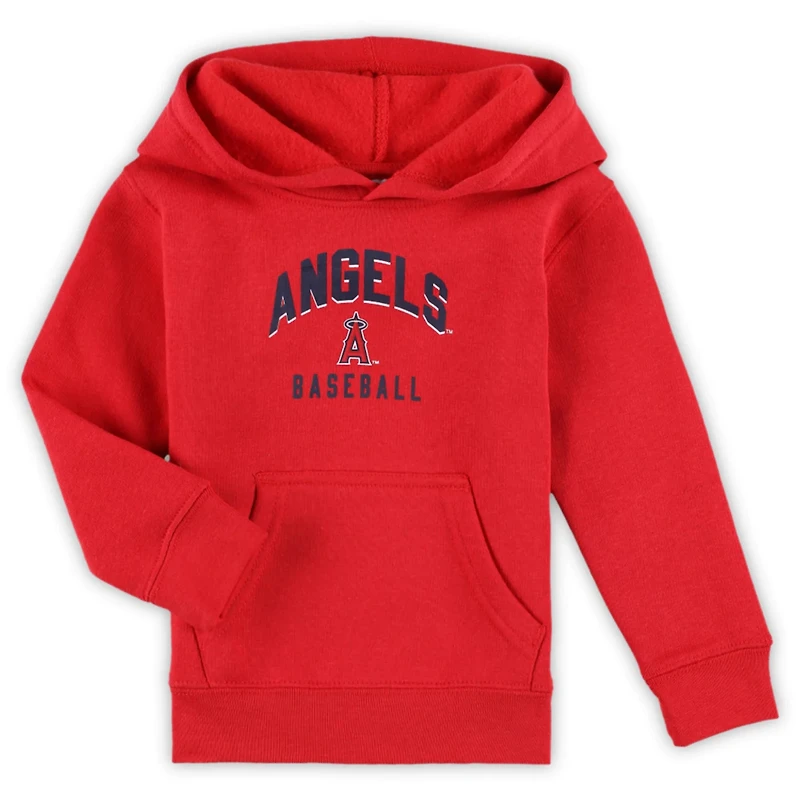 Gray Los Angeles Angels Play-By-Play Pullover Fleece Hoodie Pants Set