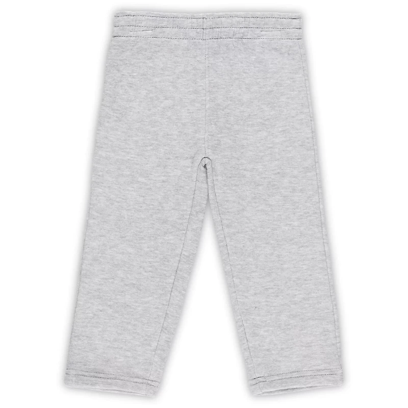 Heather Gray Chicago Cubs Play by Play Pullover Hoodie  Pants Set