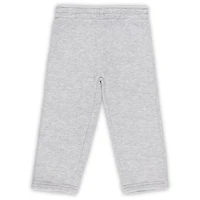Heather Gray Chicago Cubs Play by Play Pullover Hoodie  Pants Set