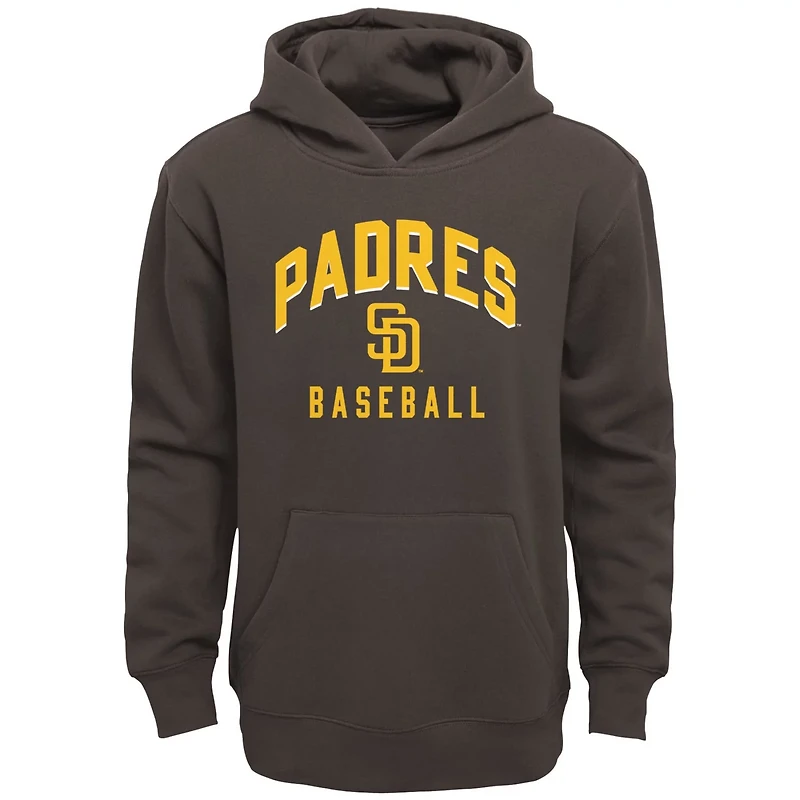 Heather Gray San Diego Padres Play by Pullover Hoodie Pants Set