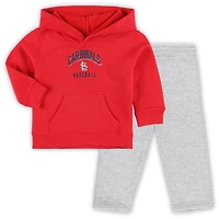 Heather Gray St Louis Cardinals Play by Pullover Hoodie  Pants Set