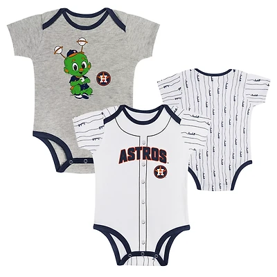 Houston Astros Play Ball 2-Pack Bodysuit Set
