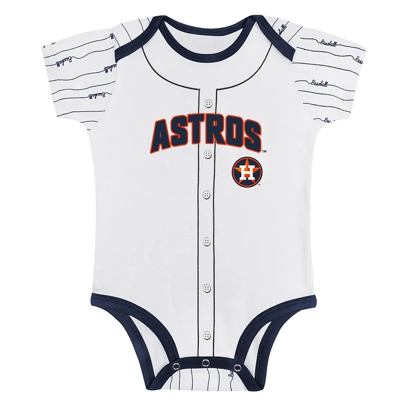 Houston Astros Play Ball 2-Pack Bodysuit Set