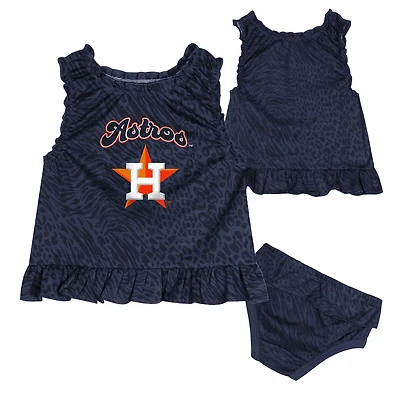 Houston Astros Playground Dress  Bloomers Set