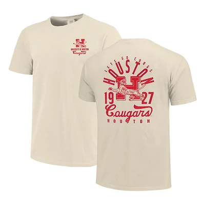 Houston Cougars Comfort Colors Mascot Overlay T-Shirt