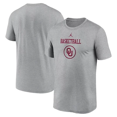 Jordan Brand Oklahoma Sooners On-Court Basketball Legend Practice Performance T-Shirt