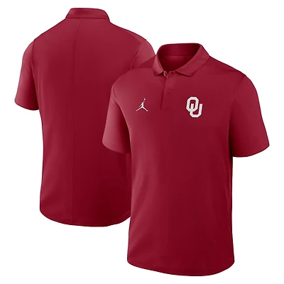 Jordan Brand Oklahoma Sooners Primetime Victory Primary Logo Performance Polo