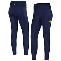 KadyLuxe Michigan Wolverines 7 8 Mixed Media Pocket iLeggings