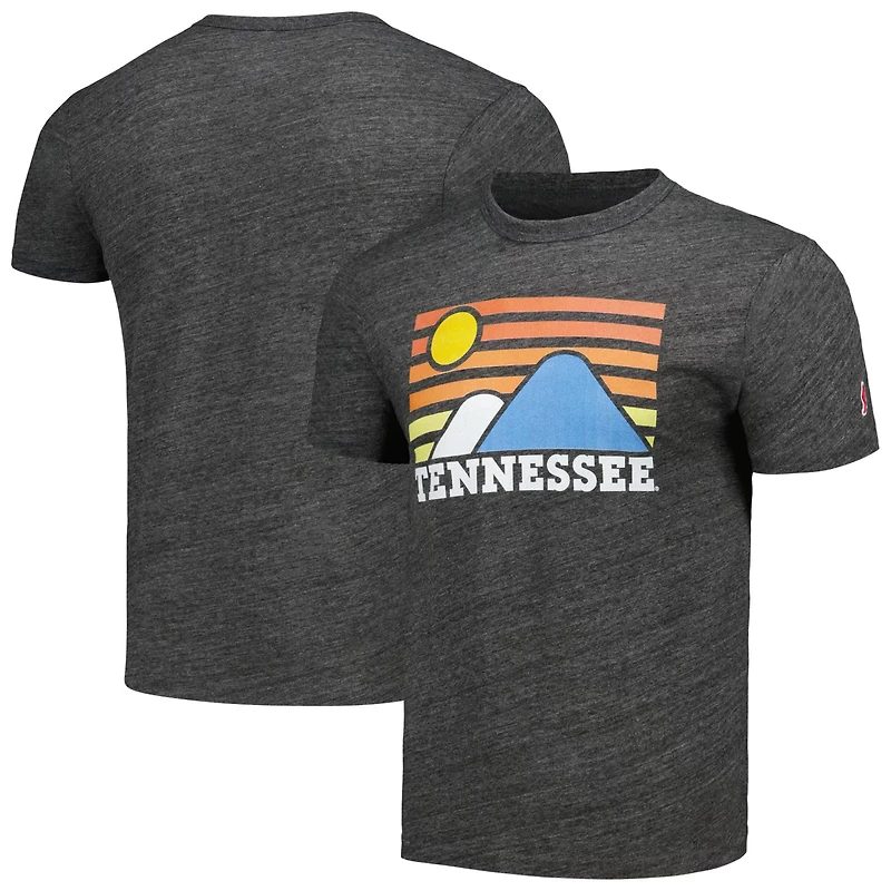 League Collegiate Wear Tennessee Volunteers Hyper Local Victory Falls Tri-Blend T-Shirt