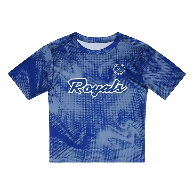 Light Royal Kansas City Royals Pinch Hitter Infielder T-Shirt and Shorts Set