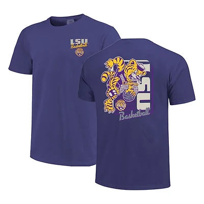 LSU Tigers Comfort Colors Mascot Dunk T-Shirt