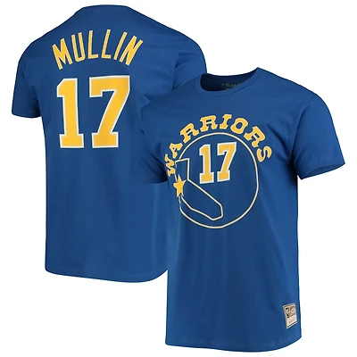 Mitchell Ness Chris Mullin Golden State Warriors Hardwood Classics Name Number Team T-Shirt
