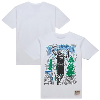 Mitchell  Ness Kevin Garnett Minnesota Timberwolves Hardwood Classics Chalked Up T-Shirt