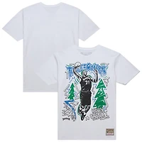 Mitchell  Ness Kevin Garnett Minnesota Timberwolves Hardwood Classics Chalked Up T-Shirt