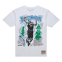 Mitchell  Ness Kevin Garnett Minnesota Timberwolves Hardwood Classics Chalked Up T-Shirt