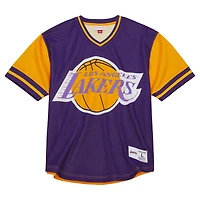 Mitchell  Ness Los Angeles Lakers Jumbotron 30 Mesh V-Neck T-Shirt