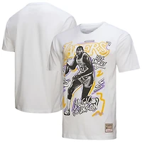 Mitchell  Ness Magic Johnson Los Angeles Lakers Hardwood Classics Chalked Up T-Shirt