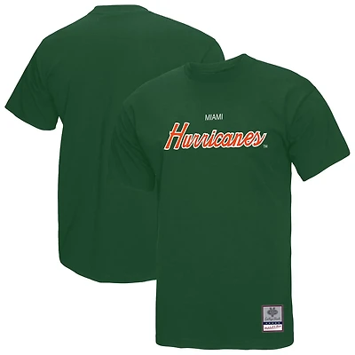 Mitchell  Ness Miami Hurricanes Elite Script T-Shirt