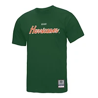 Mitchell  Ness Miami Hurricanes Elite Script T-Shirt