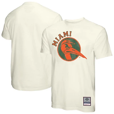 Mitchell  Ness Miami Hurricanes Vintage Tone T-Shirt