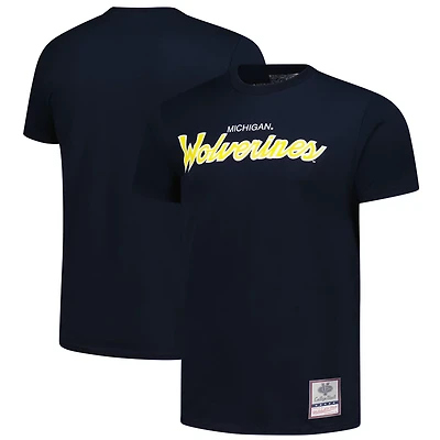 Mitchell  Ness Michigan Wolverines Elite Script T-Shirt