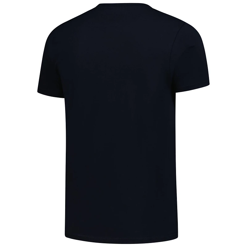 Mitchell  Ness Michigan Wolverines Retro Brush Mineral Wash T-Shirt