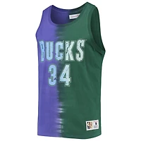 Mitchell  Ness Ray Allen Milwaukee Bucks Hardwood Classics Tie-Dye Name Number Tank Top