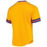 Mitchell  Ness San Francisco Warriors Hardwood Classics 75th Anniversary Mesh V-Neck T-Shirt