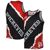 Mitchell  Ness Scarlet Ohio State Buckeyes Jumbotron 20 Sublimated Tank Top