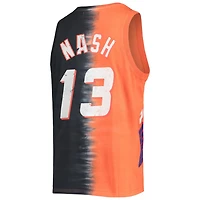 Mitchell  Ness Steve Nash Black Phoenix Suns Hardwood Classics Tie-Dye Name Number Tank Top