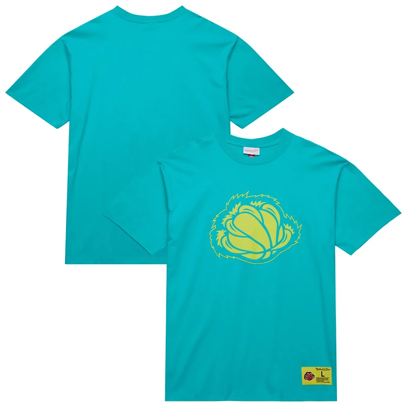 Mitchell  Ness Vancouver Grizzlies Hardwood Classics Neon Nights Premium T-Shirt