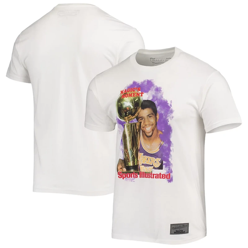 Mitchell  Ness x Sports Illustrated Magic Johnson Los Angeles Lakers Player T-Shirt