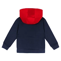 Navy Atlanta Braves Wind Up Pullover Hoodie and Sweatpants Set