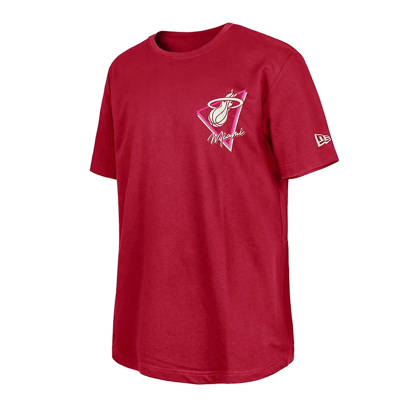 New Era Dark Miami Heat Glow-in-the-Dark T-Shirt