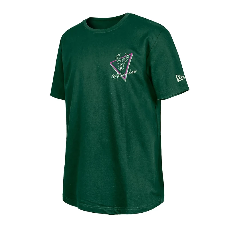 New Era Hunter Milwaukee Bucks Glow-in-the-Dark T-Shirt