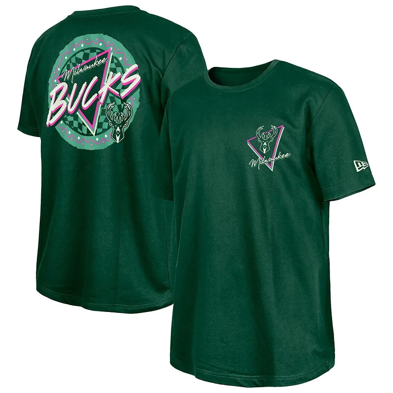 New Era Hunter Milwaukee Bucks Glow-in-the-Dark T-Shirt
