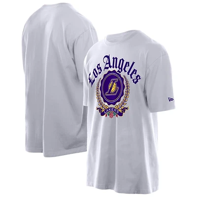 New Era Los Angeles Lakers Throwback Prep Oversized T-Shirt
