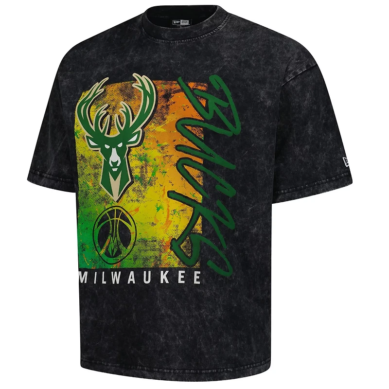 New Era Milwaukee Bucks Sport Classics Enzyme Washed T-Shirt