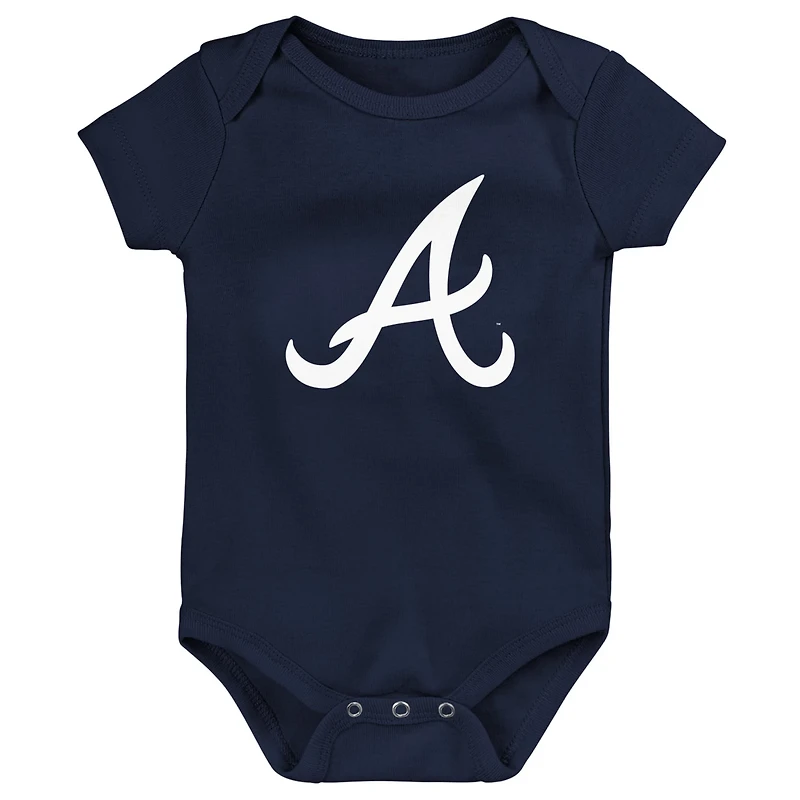 Newborn  Atlanta Braves Primary Team Logo Bodysuit